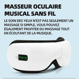 Masseur oculaire 1200MAh masseur oculaire avec chaleur et vibration  améliore la qualité du sommeil soulage la fatigue visuelle
