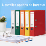 Rangement Papier dossier A4 Chemise à feuilles mobiles deux anneaux Épaississant Stockage et organisation des livres de données