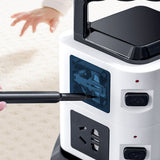 Prise intelligente  Avec 4USB  Protection contre les surcharges  Retardateur de feu Design rotatif 5 couches de prises