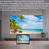 Adaptateur d'affichage 1080p 60hz transmission de 50 m sans fil petit dongle HDMI HDMI dongle miracast HDMI dongle HDMI display