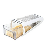 oupe legumes multifonctions 13,5x10x22cm mandoline de cuisine en abs et acier inoxydable 430 coupe légumes manuel coupe-aliment