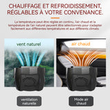 Chauffage de voiture 150W 12v air froid et chaud rotatif à 360 degrés dégivrage et désembuage chauffage réchauffeur de voiture