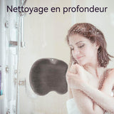 Épurateur De Pieds 28 x 21 cm Tampon de gommage mural pour le dos pour éliminer les peaux mortes avec ventouse Brosse de douche