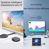 HDMI sans Fil 4K 5G Émetteur et Récepteur Prend en charge la diffusion Netflix pour Laptop/PC/Camera vers HDTV/Monitor/Projector