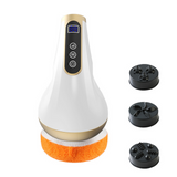 Masseur 12 modes de vibration masseur electrique san fil pour l'abdomen jambes avec 3 coussinets lavables et 3 têtes de massage