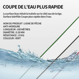 Ligne de pêChe 100m câble tressé 4 torons de pêche lignes ultra-robustes en corde poisson multi-filament fil de pêche anti-morsure