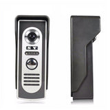 Sonnette de porte 7 pouces sonnette visuelle filaire maison villa interphone système de surveillance un à un sonnette de porte