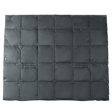 Coussin chauffant Taille unique Fibre de polyester Réglage de température à 3 niveaux Recharge USB Cape chauffante intelligente