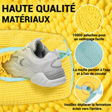 Sac lavage chaussures 2PCS réutilisables épaissi avec fermeture éclair pour chaussures de sport sac de lavage pour chaussures