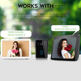 Sonnette visuelle WIFI 7 pouces POE câble graffiti Sonnette visuelle WIFI HD 1080P message mobile câble réseau IP