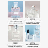 Flacon parfum vide 5ml 2 pcs vaporisateur parfum voyage recharge parfum–spray compact élégant et anti-fuite flacon parfum vide