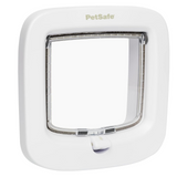 hatière pour chien verrouillage verrouillage blanc facile à installer pour chats 7kg avec magnétique à 4 voies fermeture swing