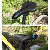 Selle de vélo 290g Ergonomique  Imperméable  PU  Absorbant les chocs  Résistant à l'usure  Résistant aux taches selle vélo confort