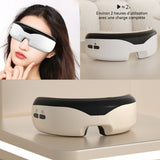 Masseur oculaire 315g Chargement rapide Type-C Pliage thermostatique silencieux Respectueux de la peau masseur oculaire avec chaleur