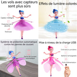 Jouet Volant 3pcs Flying Fairy Styling Hovering Colourful Safety USB Charging Eco-friendly Drop-proof  Mini drone pour enfants