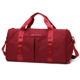 Sac à bagages courte distance sac de voyage portable grande capacité pour femme sac de fitness à séparation humide et sèche
