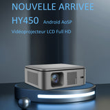 Vidéoprojecteur 1080P machine de projection portabilité bluetooth support mise point électrique pour tv optique videoprojecteur