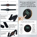 Electrostimulateur musculaire 10 modes 30 types d'intensité Coussin De Massage Abdominal Appareil De Massage Port chargement USB