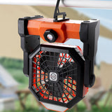 Ventilateur de contrôle de vitesse de ventilateur extérieur portable éclairage de ventilateur de camping à charge de vent fort