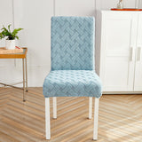 6pcs Housses de chaises de restaurant Housse de chaise extensible  Bleu Housse de chaise siamoise  Hôtel Conférence Maison