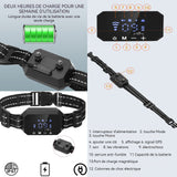 Collier Anti Aboiement Chien 3Modes Son/Vibration/Choc électrique 9 Niveaux de Sensibilité étanche IP67 Collier Anti-aboiement Chien