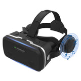 Casque VR G15E casque de réalité virtuelle avec des écouteurs lunettes de protection oculaire HD 3Dvr compatible téléphones mobiles