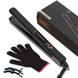 Lisseur cheveux 65w LED écran 5 niveaux de réglage soins capillaires aux ions négatifs rotation 360 degrés pour curling et lissage