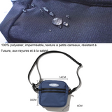 Sac à bandoulière 14x16x6cm sac à bandoulière petite taille poids léger bretelles sac de sport toile accessoire bretelles poches