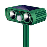 Répulseur solaire  8 m Répulseur d'animaux  Répulseur solaire rechargeable Répulseur à ultrasons Répulseur à ultrasons pour chats