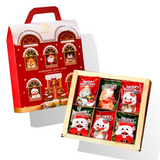 Boîtes cadeaux de noël 5 pcs 26x23.3x4.4cm sac cadeau noel pour enfants 6 boîtes 9x6.5cm vides à remplir DIY sacs cadeaux de noël