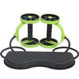 Roue abdominale 1,2kg tendeur multifonctionnel double roue abdominale ronde minceur du ventre perte bras renforcement des abdominaux