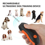 Dispositif de contrôle des aboiements de chiens Formateur de poche Sonic Dog Repeller Rechargeable Portable Electronic Dog Trainer