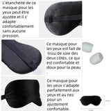 Masque de nuit en soie 21,5x10,5cm anti-lumière ultra-douce masques de sommeil masque pour les yeux cache yeux voyages maison