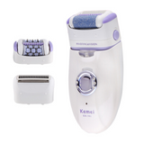Épilateur 3 en 1 rasoir électrique pour femme épilation pour le visage jambe bras bras ligne de bikini épilation facile 2 vitesses