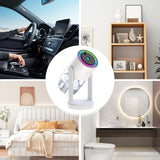 Humidificateur à projection de ciel étoilé 280ml basculez librement entre le plafond étoilé et la veilleuse 2 modes muet blanc