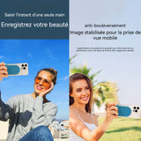 Adaptateur de trépied 11,2x8,3cm 3300mAh bluetooth magnétique adaptateur trépied stabilisation de l'objectif chargement sans fil