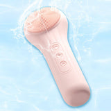 Nettoyeur facial électrique Nettoyeur thermique Brosse nettoyante en silicone multifonctionnelle et étanche pour le visage
