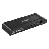 Splitter HDMI 18x6,7x2,2cm 5 interfaces 1080p qualité d'image ultra-claire 4k cinq entrées et une sortie convertisseur vidéo
