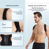 einture de correction du dos la posture assise anti-bossu fixation réglable vertébrale convient aux personnes de 60 à 80 kg