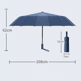 Parapluie automatique à 16 os parapluie cadeau haut de gamme surdimensionné crème solaire et parapluie pliant anti-pluie