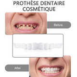 Dents décoration 1 paires non poreux résine silicone utilisation modèles de jouets dentaires dents de simulation pour hommes femmes