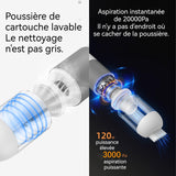 Souffleur air 3KPA 120W 2500mah aspirateur domestique portable rechargeable à grande aspiration petit collecteur de poussière