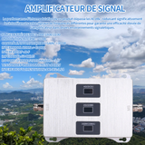 Amplificateur de signal 900/1800/2100 gamme de fréquences 21V amplificateur intelligent de signaux de téléphonie mobile tri-bande