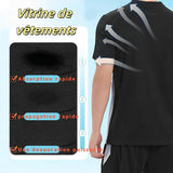 T-shirts de sport 28x42x8cm XL athletic suit short sleeve fitness running clothe quick dry T-shirt ensemble de vetement d'athletisme