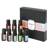 Huiles essentielles 10ml 8PCS coffret d'huiles d'aromathérapie déodorant désodorisant recharge humidificateur d'arômes naturel