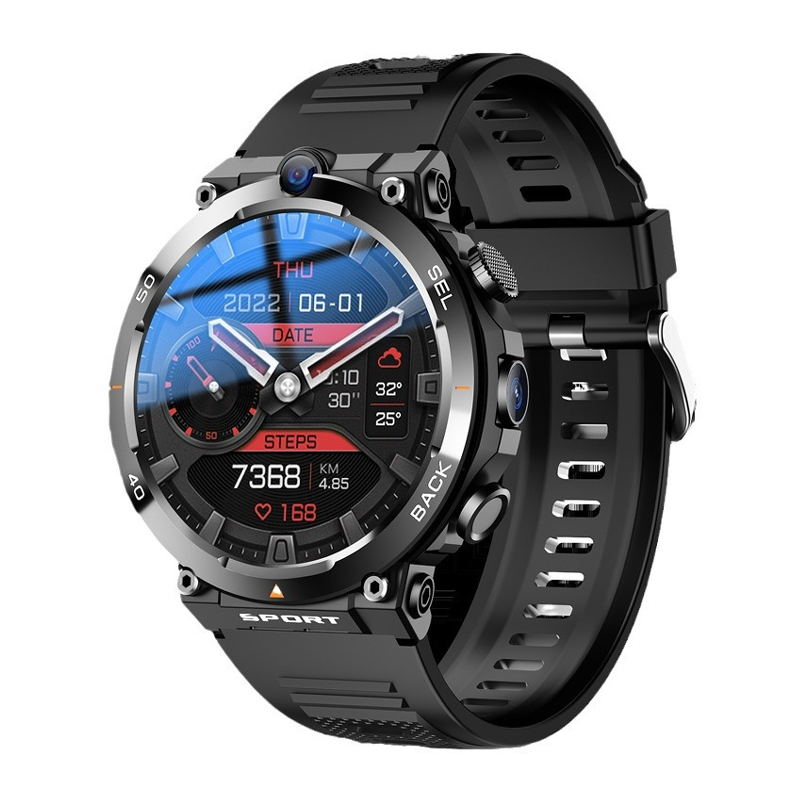 RUMOCOVO® Montre Connectée De Sport Pour Hommes Et Femmes, Moniteur D Activite Physique De Sommeil Bluetooth 2392 Cuir Noir RUMOCOVO® Montre Connectée De Sport Pour Hommes Et Femmes, Moniteur D Activite Physique De Sommeil Bluetooth 2392 Cuir Noir