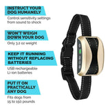 collier anti aboiement chien  280 mAh   Affichage numérique intelligent  7 niveaux de réglage de la sensibilité  Conception étanche