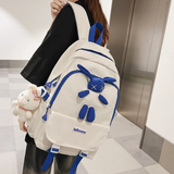 Sac à dos scolaire 45x34x18cm sac d'école étudiant mode cent simple sac à dos collège vent grande capacité sacs à dos cartable