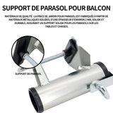 Support de parasol maximale la taille 4.8cm support parasol clip parasol universelle de parasol pour parasol plage pêche terrasse