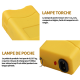 Lampe torche 10x4x2.2 cm suffisamment compact pour tenir sur la fermeture éclair d'un sac ou sur un porte-clés lampe de poche LED